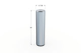 Aluminum Round Planter – 12" to 20" DIA