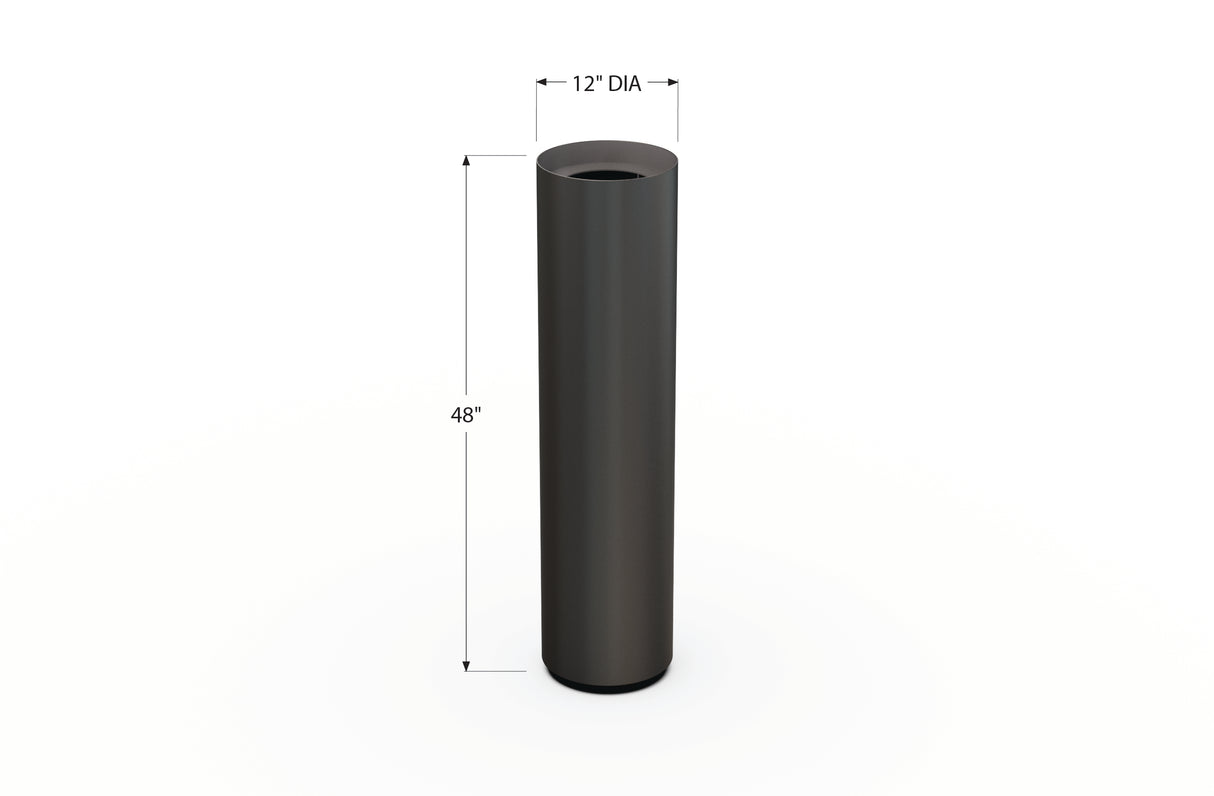 Aluminum Round Planter – 12" to 20" DIA