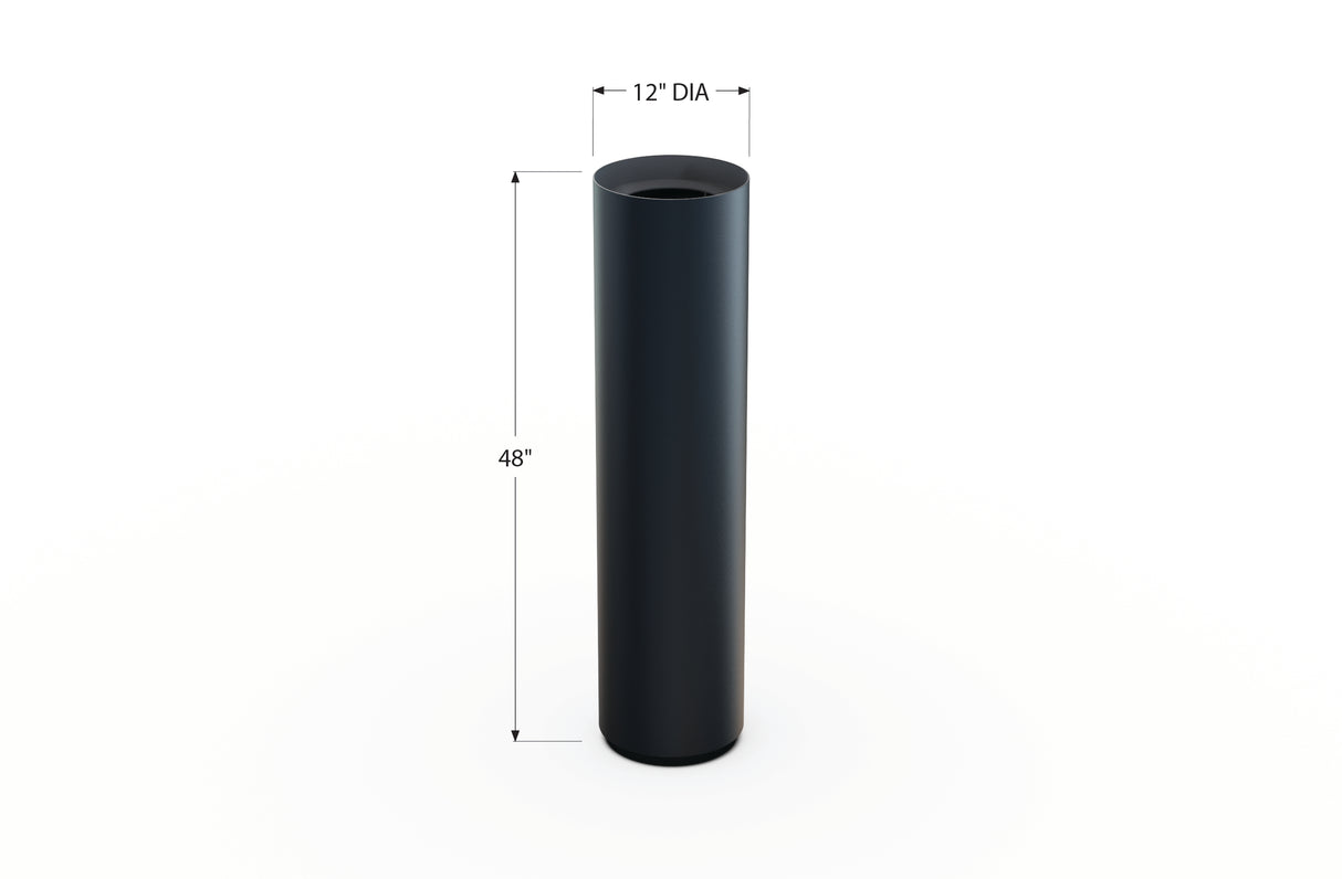 Aluminum Round Planter – 12" to 20" DIA
