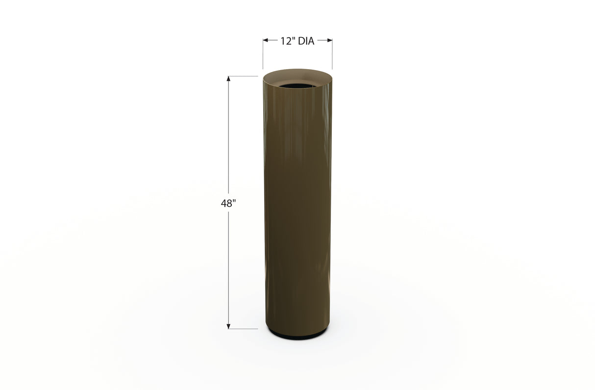 Aluminum Round Planter – 12" to 20" DIA