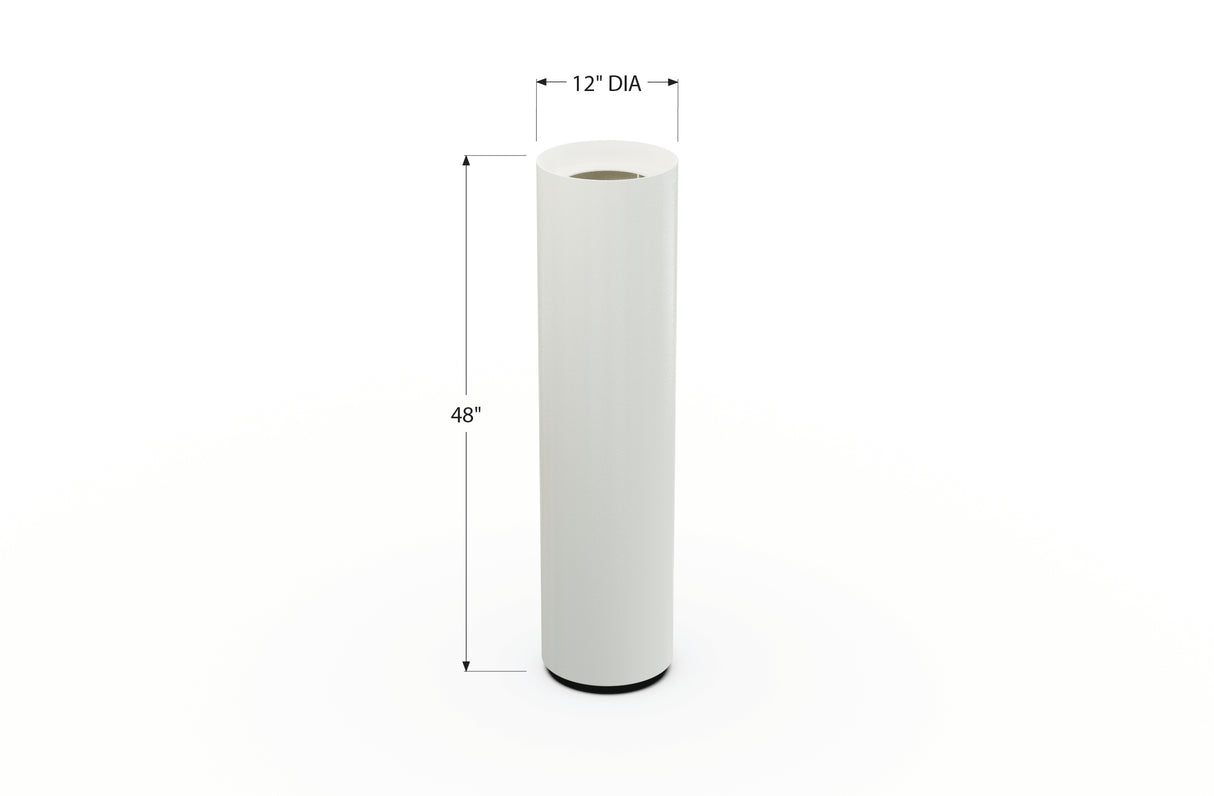 Aluminum Round Planter – 12" to 20" DIA