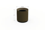 Aluminum Round Planter – 12" to 20" DIA