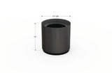 Aluminum Round Planter – 12" to 20" DIA