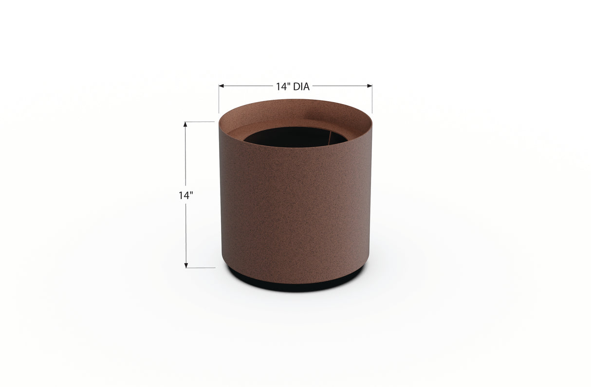 Aluminum Round Planter – 12" to 20" DIA