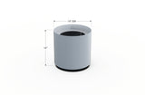 Aluminum Round Planter – 12" to 20" DIA