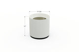 Aluminum Round Planter – 12" to 20" DIA