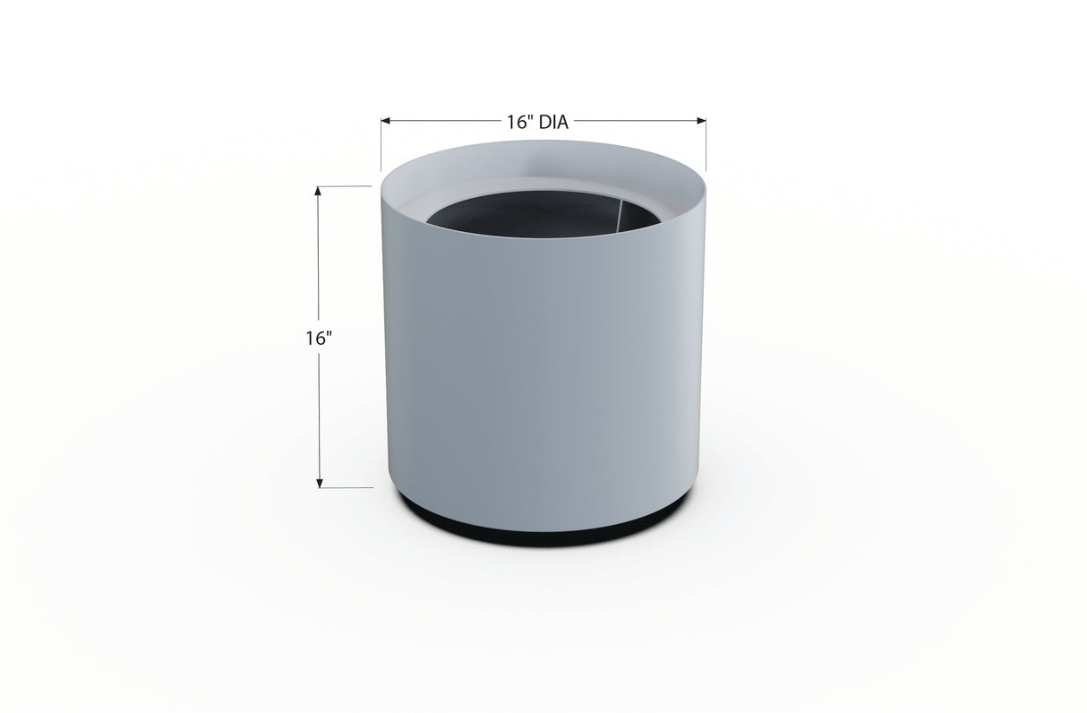 Aluminum Round Planter – 12" to 20" DIA