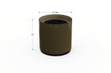 Aluminum Round Planter – 12" to 20" DIA