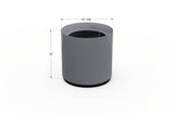 Aluminum Round Planter – 12" to 20" DIA