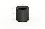 Aluminum Round Planter – 12" to 20" DIA