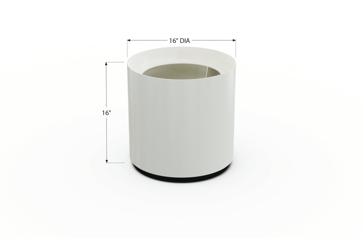 Aluminum Round Planter – 12" to 20" DIA