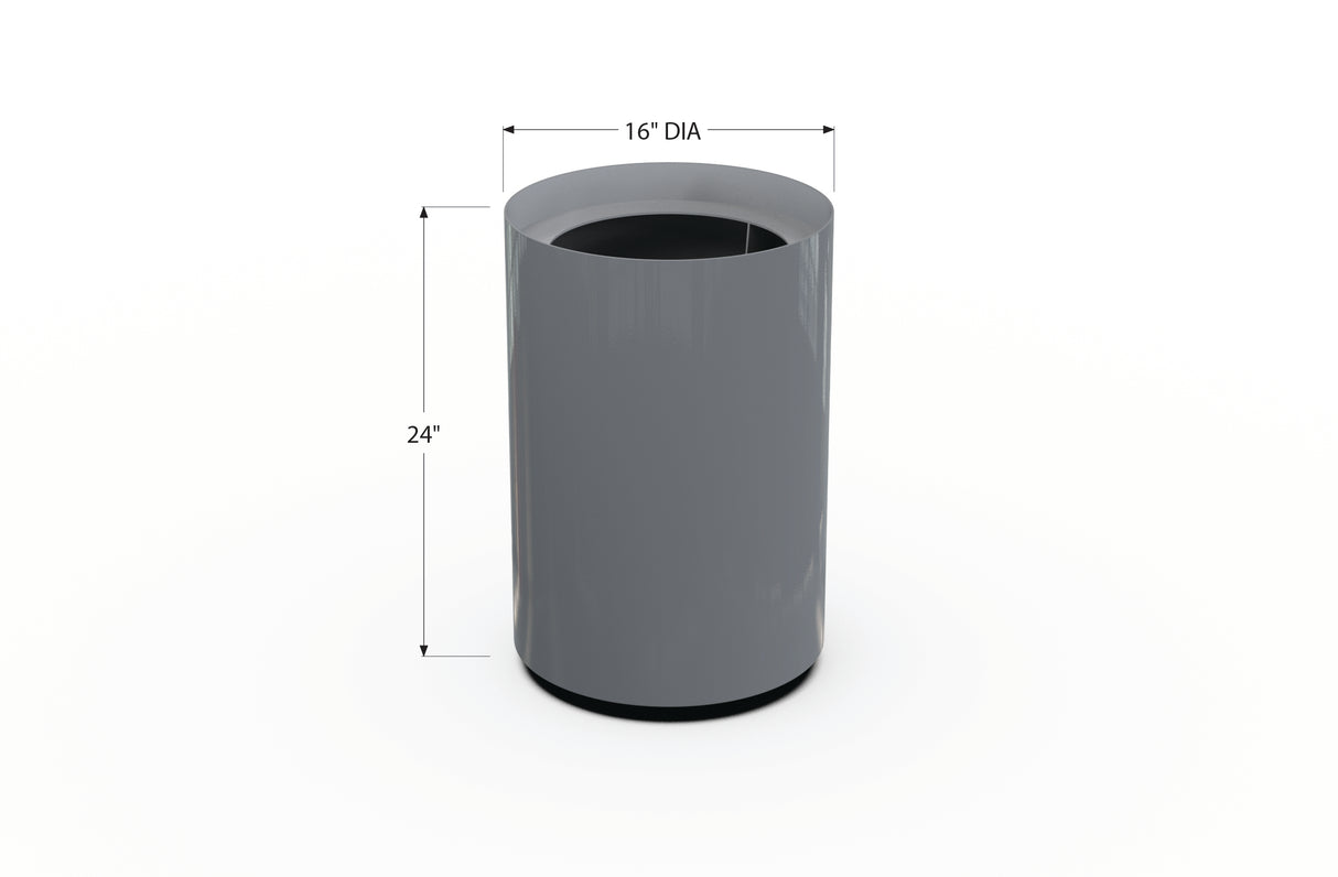 Aluminum Round Planter – 12" to 20" DIA