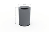 Aluminum Round Planter – 12" to 20" DIA