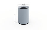 Aluminum Round Planter – 12" to 20" DIA