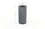 Aluminum Round Planter – 12" to 20" DIA