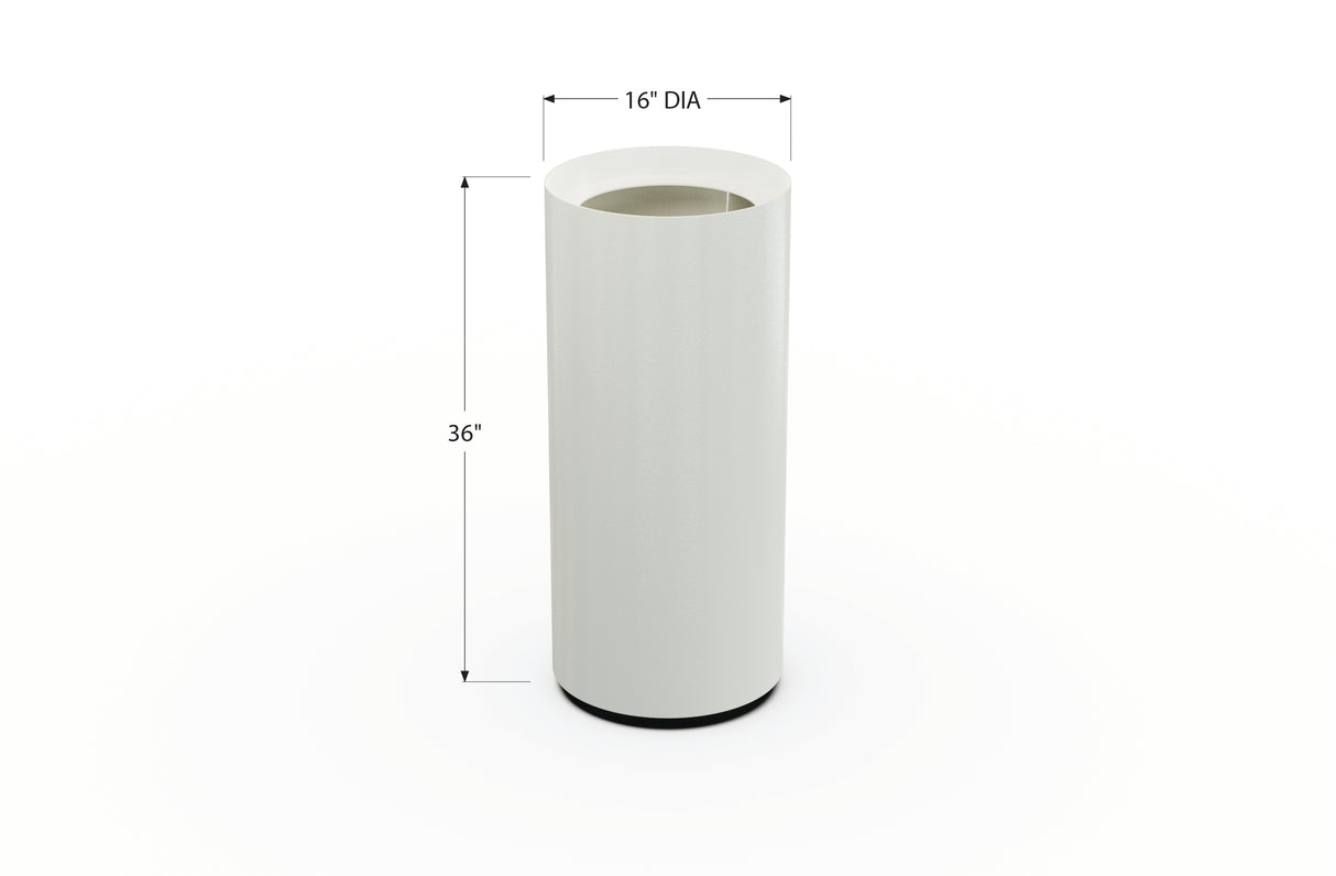 Aluminum Round Planter – 12" to 20" DIA