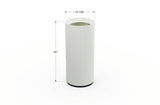 Aluminum Round Planter – 12" to 20" DIA