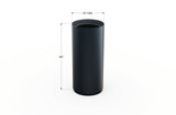 Aluminum Round Planter – 12" to 20" DIA
