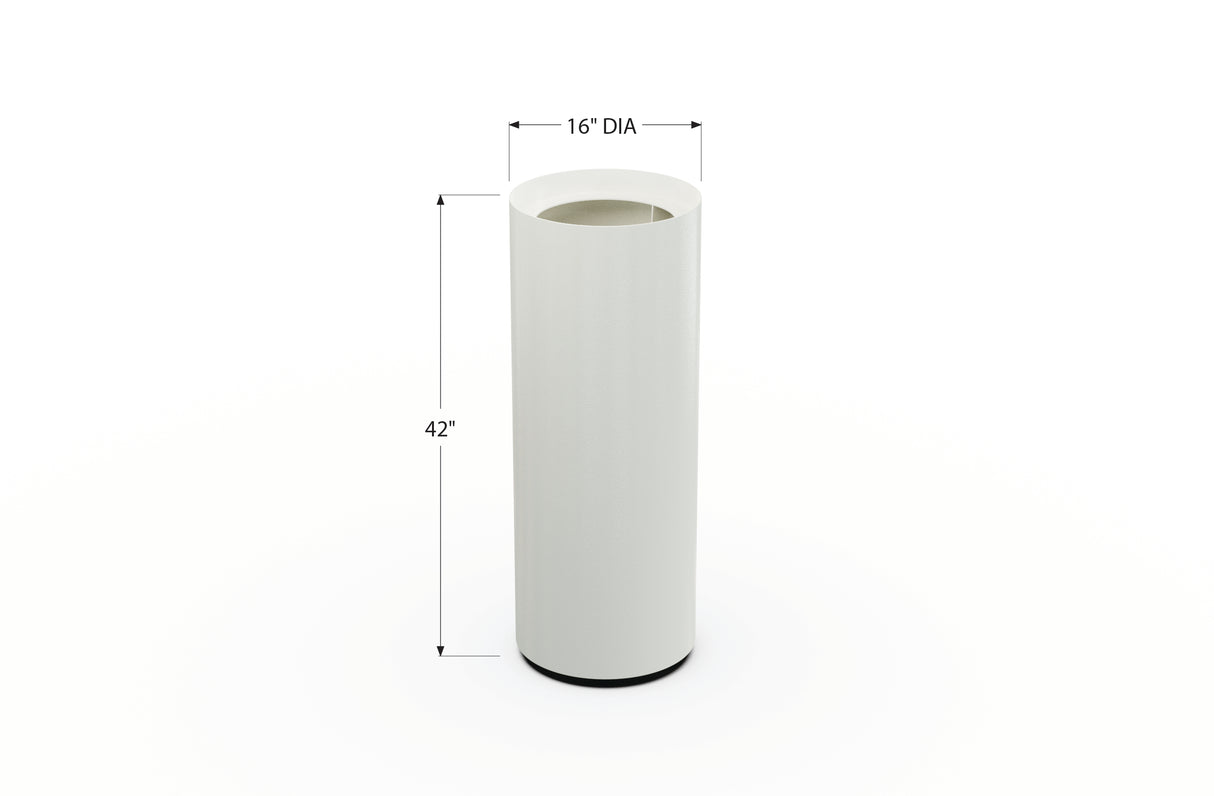 Aluminum Round Planter – 12" to 20" DIA