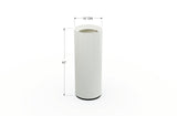 Aluminum Round Planter – 12" to 20" DIA