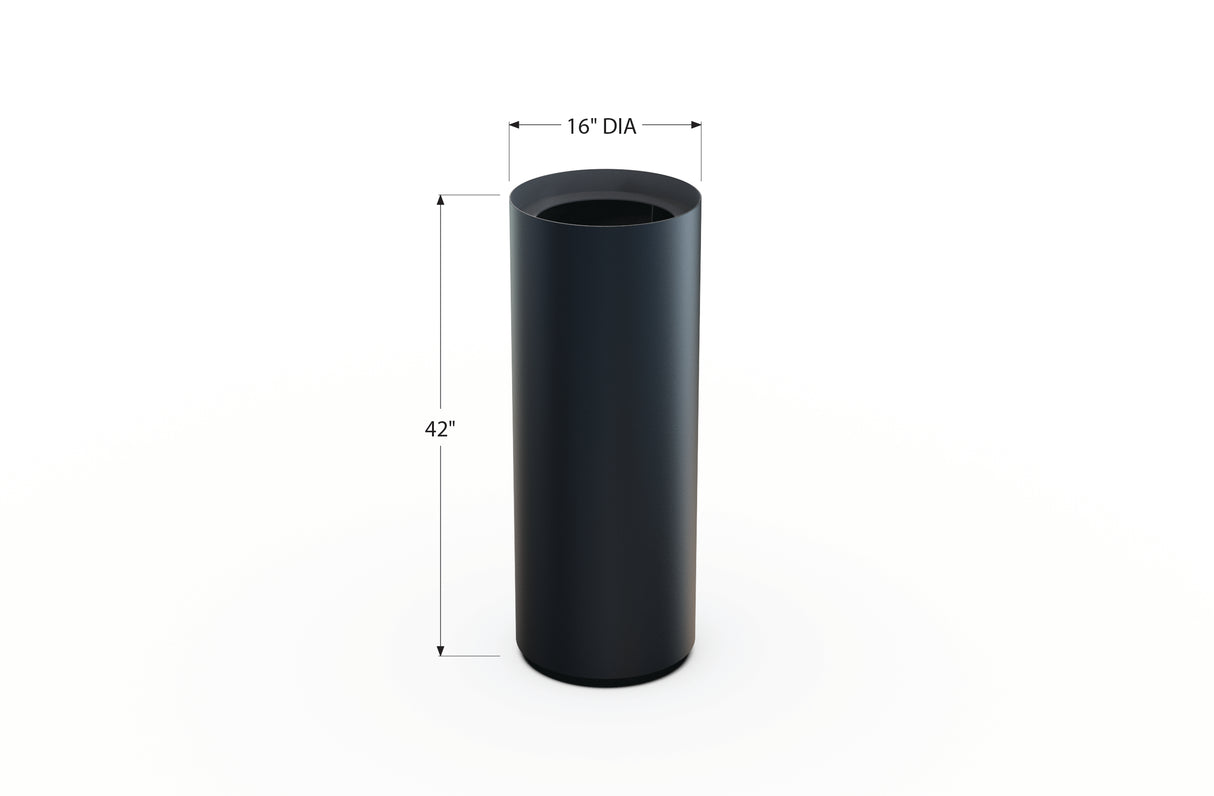 Aluminum Round Planter – 12" to 20" DIA