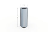Aluminum Round Planter – 12" to 20" DIA