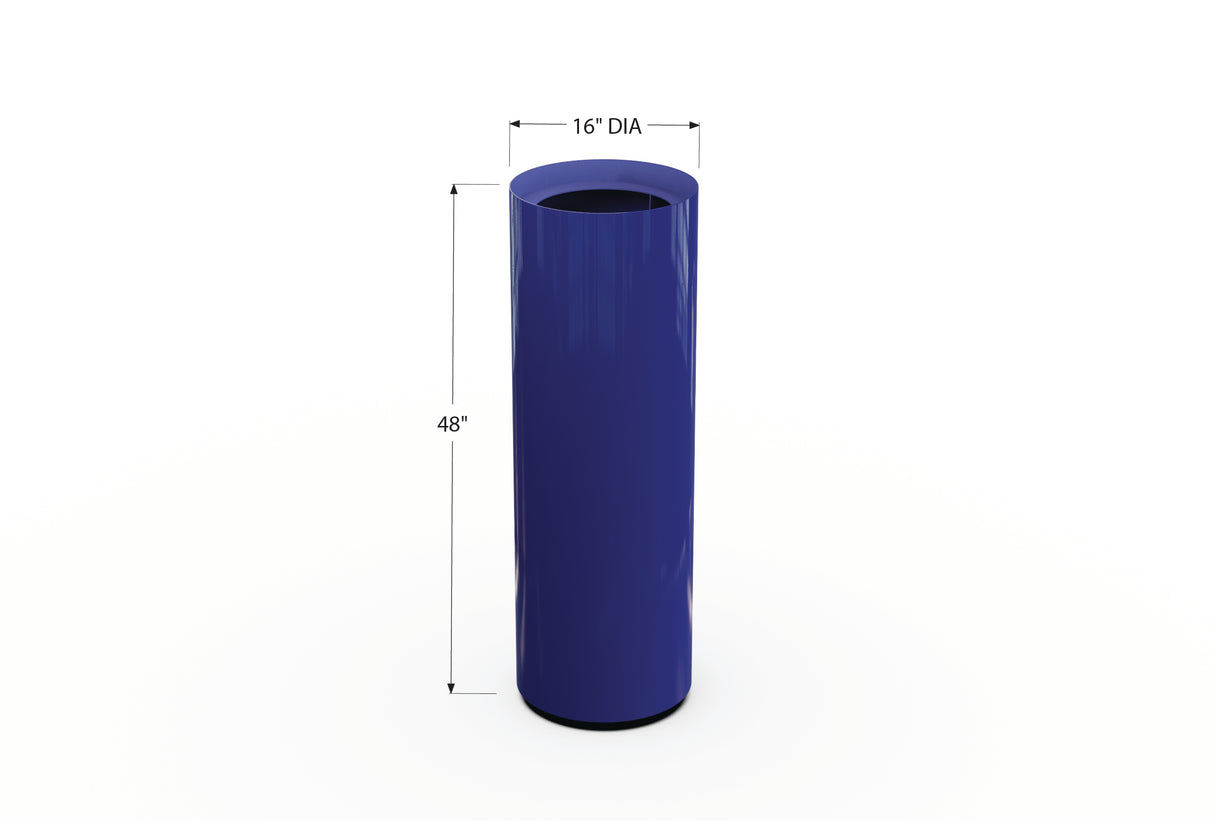 Aluminum Round Planter – 12" to 20" DIA