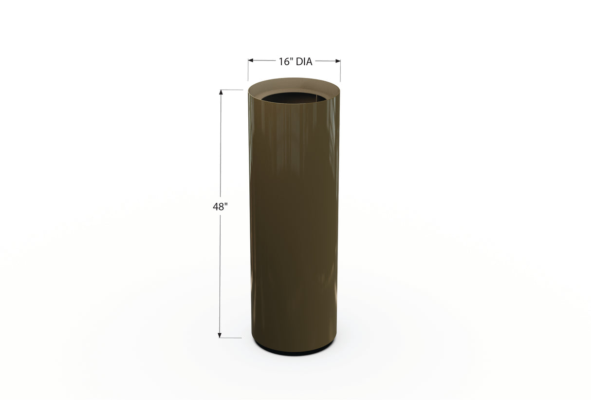 Aluminum Round Planter – 12" to 20" DIA