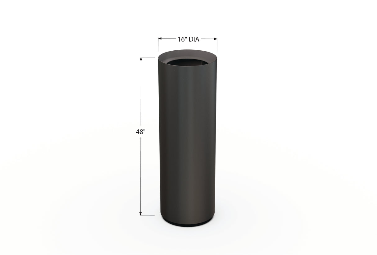 Aluminum Round Planter – 12" to 20" DIA