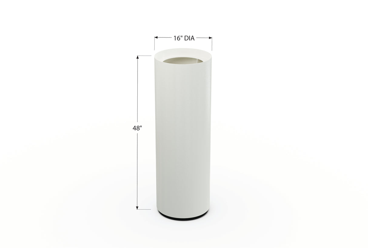 Aluminum Round Planter – 12" to 20" DIA