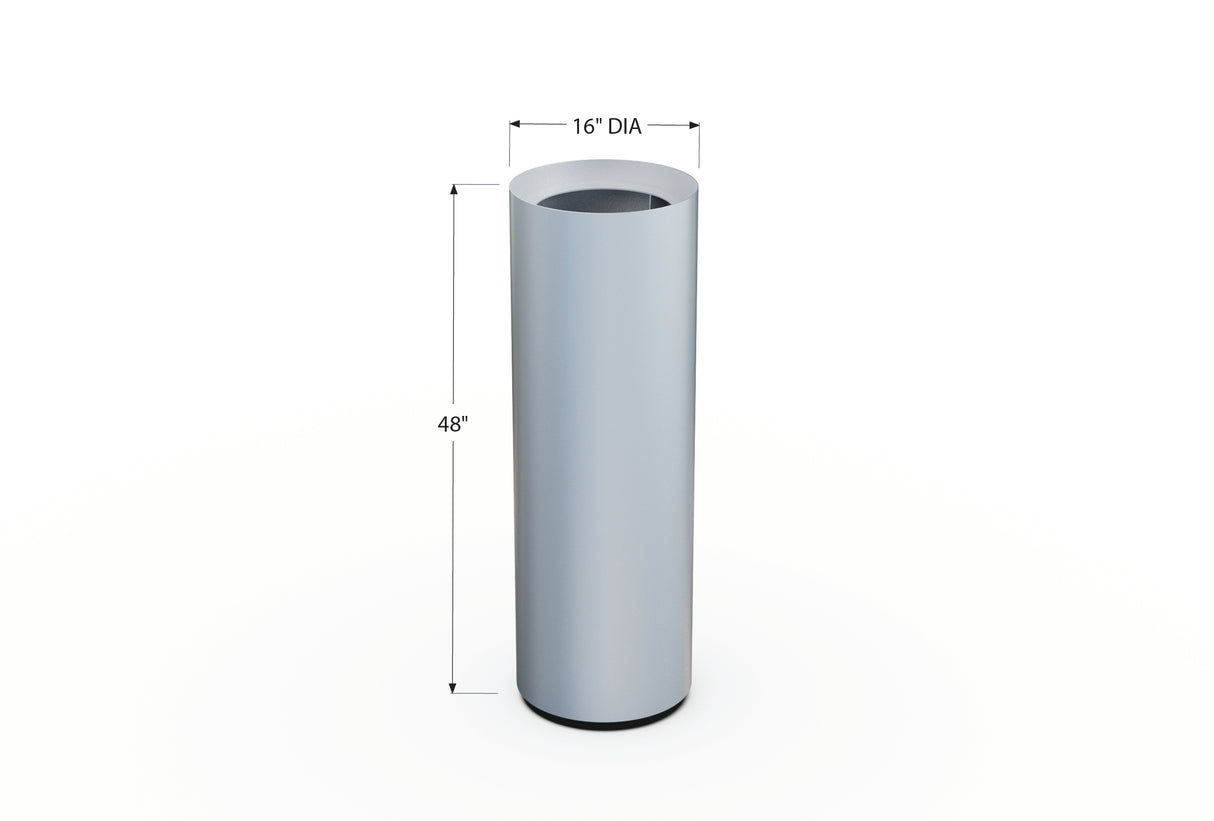 Aluminum Round Planter – 12" to 20" DIA