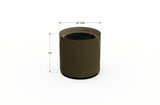 Aluminum Round Planter - Plantercraft