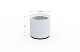 Aluminum Round Planter – 12" to 20" DIA