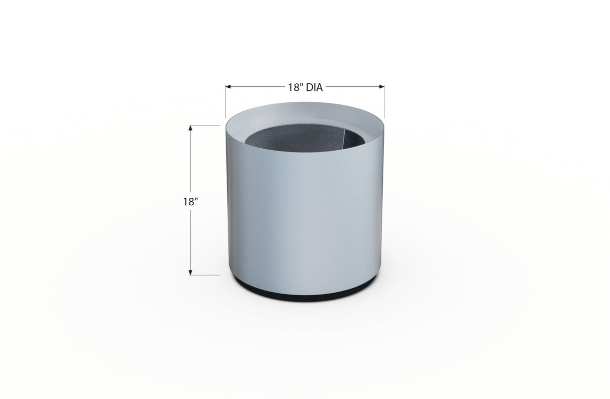 Aluminum Round Planter – 12" to 20" DIA