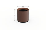 Aluminum Round Planter – 12" to 20" DIA