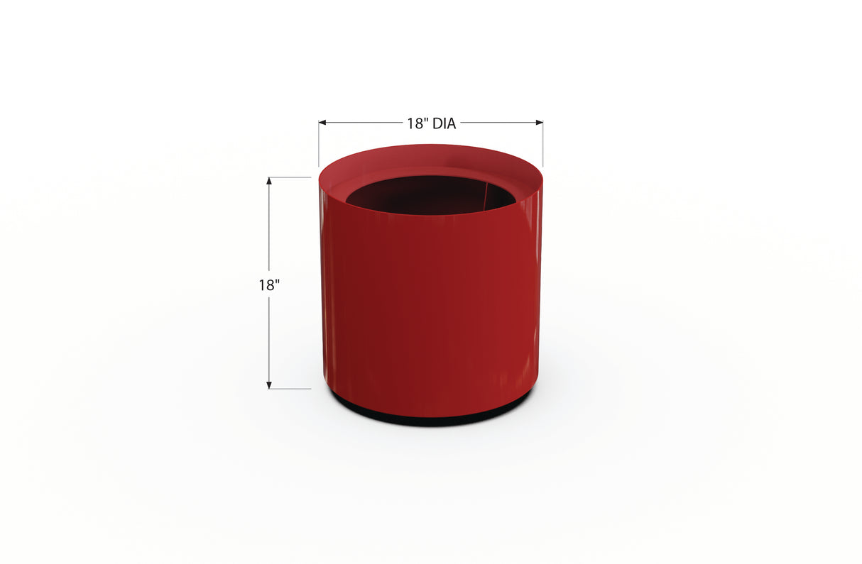 Aluminum Round Planter – 12" to 20" DIA
