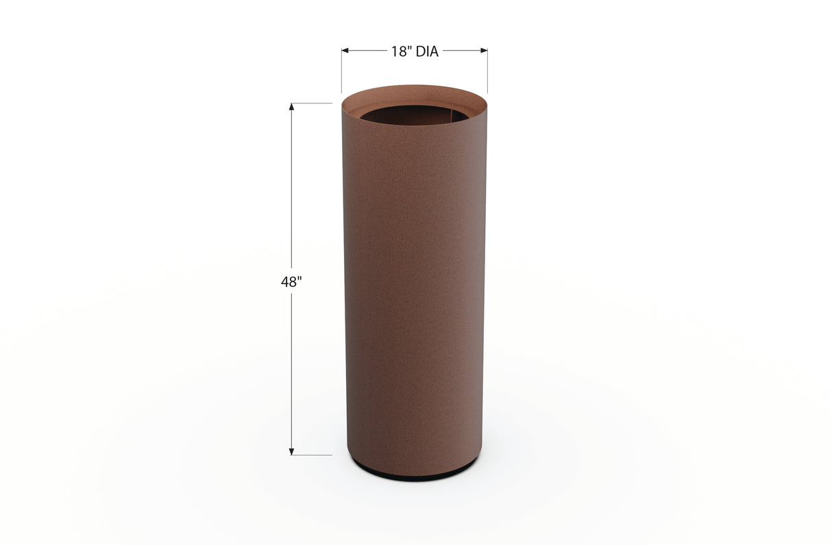 Aluminum Round Planter – 12" to 20" DIA