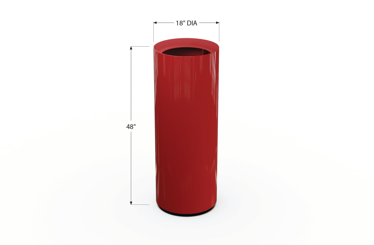 Aluminum Round Planter – 12" to 20" DIA