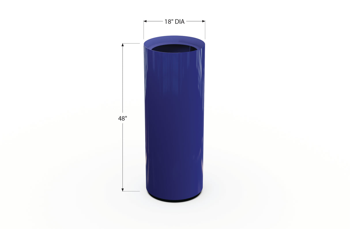 Aluminum Round Planter – 12" to 20" DIA