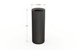 Aluminum Round Planter – 12" to 20" DIA