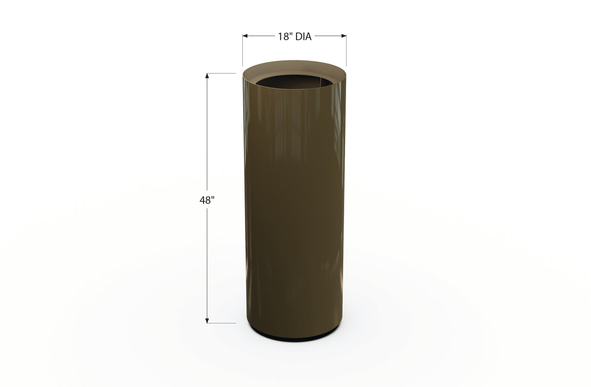 Aluminum Round Planter – 12" to 20" DIA