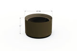 Aluminum Round Planter - Plantercraft