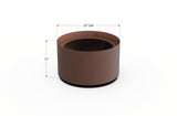 Aluminum Round Planter – 12" to 20" DIA