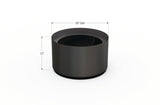 Aluminum Round Planter – 12" to 20" DIA