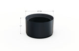 Aluminum Round Planter – 12" to 20" DIA