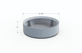 Aluminum Round Planter – 12" to 20" DIA