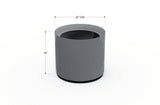 Aluminum Round Planter - Plantercraft