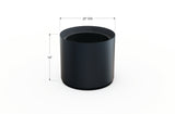Aluminum Round Planter – 12" to 20" DIA