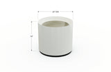 Aluminum Round Planter – 12" to 20" DIA