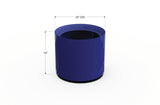 Aluminum Round Planter – 12" to 20" DIA